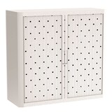 Artikelbild 1 für PAPERFLOW easyOffice Black & White Rollladenschrank 60500 2 Fachböden 110,0 x 41,5 x 104,0 cm, Artikelnummer 210116