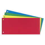 Artikelbild 1 für Wekre Trennstreifen farbsortiert, 180 g/m² Karton 24,0 x 10,5 cm, 25 Blatt, Artikelnummer 630659