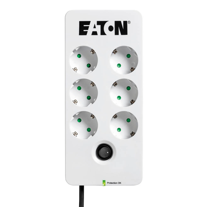 Artikelbild 2 für EATON Protection Box 6 DIN 6-fach Steckdosenleiste mit Überspannungsschutz 1,5 m weiß, Artikelnummer 959193