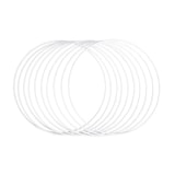 Artikelbild 1 für Rayher Metallringe-Set beschichtet weiß Ø 20,0 cm, 10 St., Artikelnummer 356521