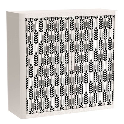 Artikelbild für PAPERFLOW easyOffice Black & White Rollladenschrank 60516 2 Fachböden 110,0 x 41,5 x 104,0 cm, Artikelnummer 210868