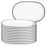 Artikelbild 1 für ID Fine Teller Modest Black Magnus weiß Ø 14,0 cm, 12 St., Artikelnummer 633999