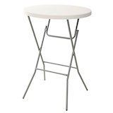 Artikelbild 1 für Stehtisch rund Kunststoff weiß 80,0 x 80,0 x 110,0 cm, 1 St., Artikelnummer 118467