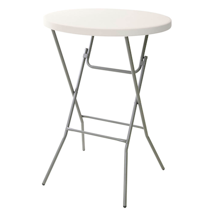 Artikelbild für Stehtisch rund Kunststoff weiß 80,0 x 80,0 x 110,0 cm, 1 St., Artikelnummer 118467