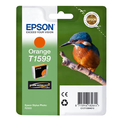 Artikelbild für EPSON T1599 (Eisvogel) orange Druckerpatrone, Artikelnummer 839662