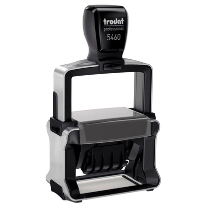 Artikelbild 4 für trodat Datumstempel mit Text individualisierbar 5460 selbstfärbend schwarz Logo möglich, 1 St. - Direkt online personalisieren, Artikelnummer 640456