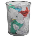 Artikelbild 1 für Zeller Meshline Papierkorb 17,5 l grau, 1 St., Artikelnummer 795807
