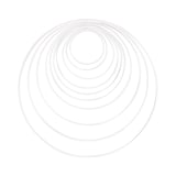 Artikelbild 1 für Rayher Metallringe-Set beschichtet weiß Ø je 1 Stück 10,0/12,0/15,0/18,0/20,0/22,0/25,0/30,0/35,0/40,0 cm, 10 St., Artikelnummer 356541