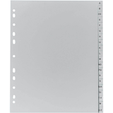 Artikelbild 1 für Exacompta Ordnerregister DIN A4 Vollformat, Überbreite A-Z grau 20-teilig, 1 Satz, Artikelnummer 386411