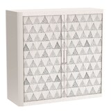 Artikelbild 1 für PAPERFLOW easyOffice Black & White Rollladenschrank 60548 2 Fachböden 110,0 x 41,5 x 104,0 cm, Artikelnummer 209868