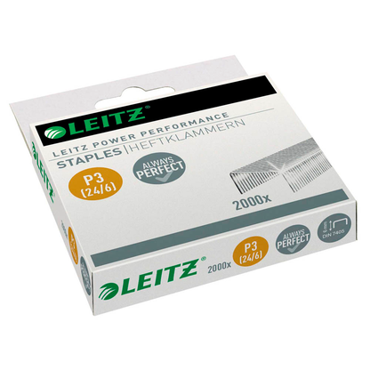Artikelbild für LEITZ Heftklammern P3 24/6, 2.000 St., Artikelnummer 430296