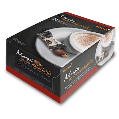 Artikelbild für HELLMA Mandel in der Kakaohülle 30 St./72,0 g, Artikelnummer 281079