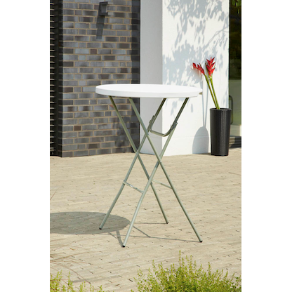 Artikelbild 3 für Stehtisch rund Kunststoff weiß 80,0 x 80,0 x 110,0 cm, 1 St., Artikelnummer 118467