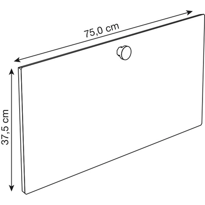 Artikelbild 2 für viasit System4 Tür rubinrot 37,5 cm, Artikelnummer 493264