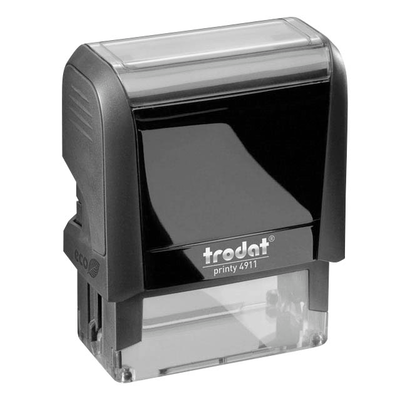 Artikelbild 2 für trodat Textstempel, individualisierbar printy 4911 selbstfärbend schwarz Logo möglich, 1 St. - Direkt online personalisieren, Artikelnummer 640567