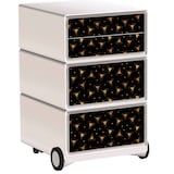 Artikelbild 1 für PAPERFLOW easyBox Classic Chic Rollcontainer weiß, bunt 60015 4 Auszüge 39,0 x 43,6 x 64,2 cm, Artikelnummer 215697