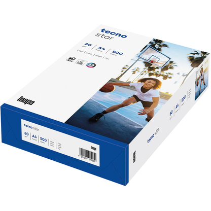 Artikelbild 2 für tecno Kopierpapier star DIN A4 80 g/qm 500 Blatt, Artikelnummer 536979
