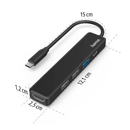 Artikelbild 2 für hama Multiport-Adapter 00200117, Artikelnummer 684013
