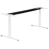 Artikelbild 1 für ith möbel EasyT elektrisch höhenverstellbares Schreibtischgestell titanweiß ohne Tischplatte, T-Fuß-Gestell weiß 120,0 - 180,0 x 80,0 cm, Artikelnummer 835647