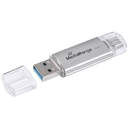 Artikelbild 6 für MediaRange USB-Stick silber 128 GB, 1 St., Artikelnummer 881783