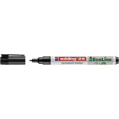 Artikelbild 12 für edding 25 EcoLine Permanentmarker farbsortiert 1,0 mm, 4 St., Artikelnummer 494973