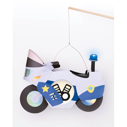 Artikelbild 3 für folia Bastelset POLICE blau, weiß, Artikelnummer 692721