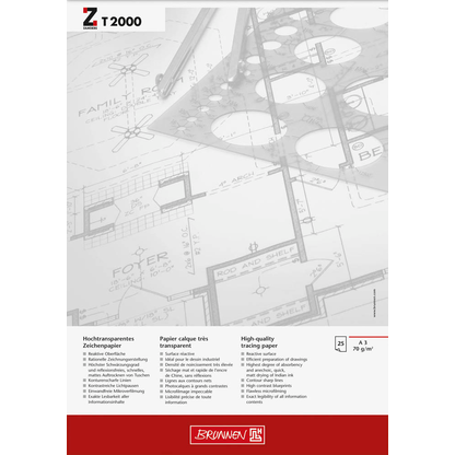 Artikelbild 2 für BRUNNEN Transparentpapier 70 g/qm, 25 Blatt, Artikelnummer 121323