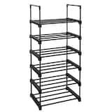 Artikelbild 1 für SONGMICS Schuhregal schwarz 45,0 x 30,0 x 106,0 cm, 1 St., Artikelnummer 438568