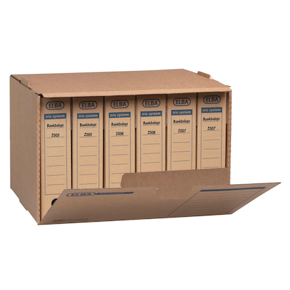 Artikelbild 4 für ELBA Archivcontainer tric system braun 51,0 x 36,0 x 33,0 cm, 5 St., Artikelnummer 748582