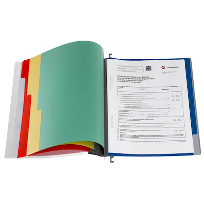 Artikelbild 3 für EICHNER Personalhefter Typ 3 Kunststoff grau DIN A4 5x kaufmännische Heftung, 1 St., Artikelnummer 752998