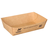 Artikelbild 1 für conpax Pappschalen NOTPLA braun 13,5 x 8,5 cm, 140 St., Artikelnummer 618839