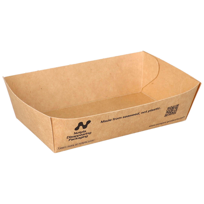 Artikelbild für conpax Pappschalen NOTPLA braun 13,5 x 8,5 cm, 140 St., Artikelnummer 618839