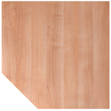 Artikelbild 1 für HAMMERBACHER Verbindungsplatte höhenverstellbar QT12 nussbaum, silber Trapezform 120,0 x 80,0 x 68,0 - 76,0 cm, Artikelnummer 859777