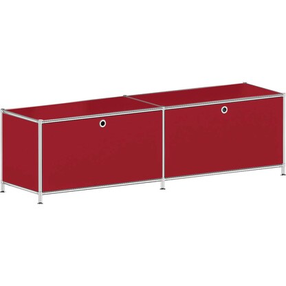 Artikelbild für viasit Sideboard System4, 171303 rubinrot 152,9 x 40,4 x 43,2 cm, 1 St., Artikelnummer 515467