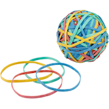 Artikelbild 1 für WIHEDÜ Gummibänder farbig 3,0 mm, Ø 6,4 cm, 100 g, Artikelnummer 964252