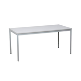 Artikelbild 1 für Gürkan Schreibtisch lichtgrau rechteckig, 4-Fuß-Gestell grau 160,0 x 80,0 cm, Artikelnummer 472811