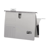 Artikelbild 1 für dots Taschenhefter Karton lichtgrau DIN A4 1x kaufmännische Heftung, 25 St., Artikelnummer 538595
