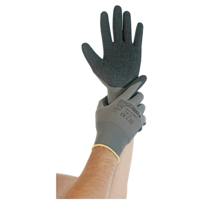 Artikelbild für franz mensch unisex Arbeitshandschuhe SKILL grau Größe L, 12 Paar, Artikelnummer 386102