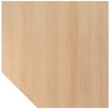 Artikelbild 1 für HAMMERBACHER Verbindungsplatte höhenverstellbar QT12 eiche, silber Trapezform 120,0 x 80,0 x 68,0 - 76,0 cm, Artikelnummer 861430