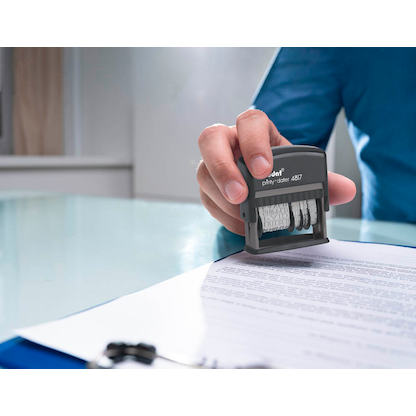 Artikelbild 8 für trodat Datumstempel mit Text printy dater 4817 selbstfärbend schwarz ohne Logo, 1 St., Artikelnummer 241364