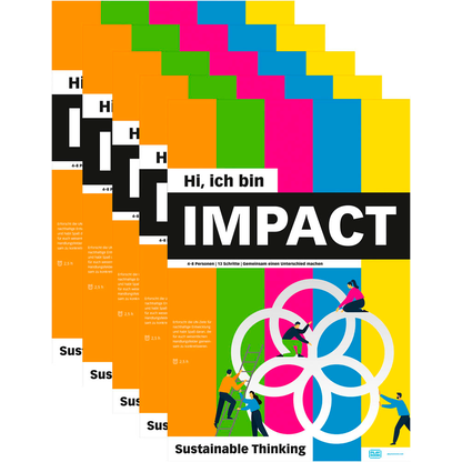 Artikelbild 2 für PLAYROOM Flipchart-Arbeitsblock IMPACT FLIP DE Workshopvorlage 65,0 x 97,0 cm, 12 Blatt (80 g/qm), 5 Blöcke, Artikelnummer 472716