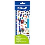 Artikelbild 1 für Pelikan Aufkleber verschiedene Motive, blau, 50 St., Artikelnummer 544363