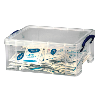 Artikelbild 5 für Really Useful Box Aufbewahrungsbox 9,0 l transparent 39,5 x 25,5 x 15,5 cm, 1 St., Artikelnummer 253856