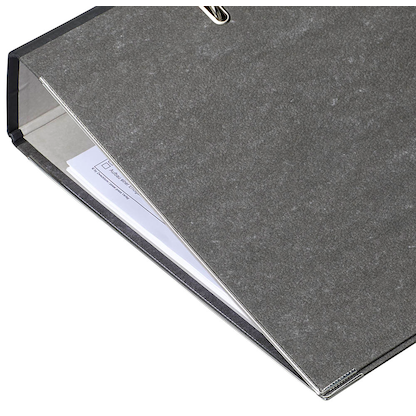 Artikelbild 4 für Grüner Balken Ordner schwarz marmoriert Karton 8,0 cm DIN A4, 1 St., Artikelnummer 111583