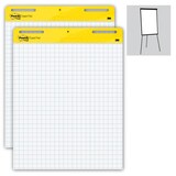 Artikelbild 1 für Post-it® Flipchart-Papier Super Sticky Meeting Chart kariert 63,5 x 77,5 cm, 30 Blatt, 2 Blöcke, Artikelnummer 552834