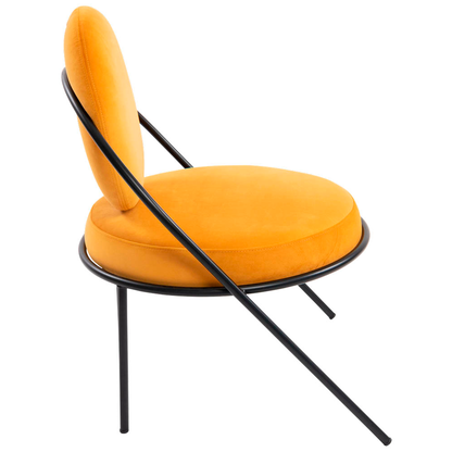 Artikelbild 2 für meet powered by PAPERFLOW Sessel SATURNE safran schwarz Stoff 70,0 x 73,0 x 88,0 cm, 1 St., Artikelnummer 231526