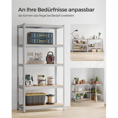 Artikelbild 6 für SONGMICS Schwerlastregal GLR050E01 silber 100,0 x 50,0 x 200,0 cm, Artikelnummer 263029