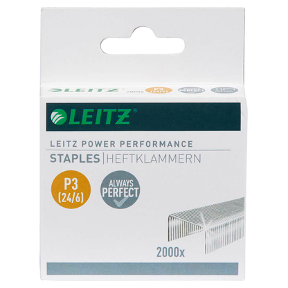 Artikelbild 3 für LEITZ Heftklammern P3 24/6, 2.000 St., Artikelnummer 430296