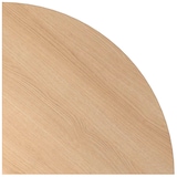 Artikelbild 1 für HAMMERBACHER Verbindungsplatte HE91 eiche, dreieckig abgerundet 80,0 x 80,0 x 2,5 cm, Artikelnummer 102176