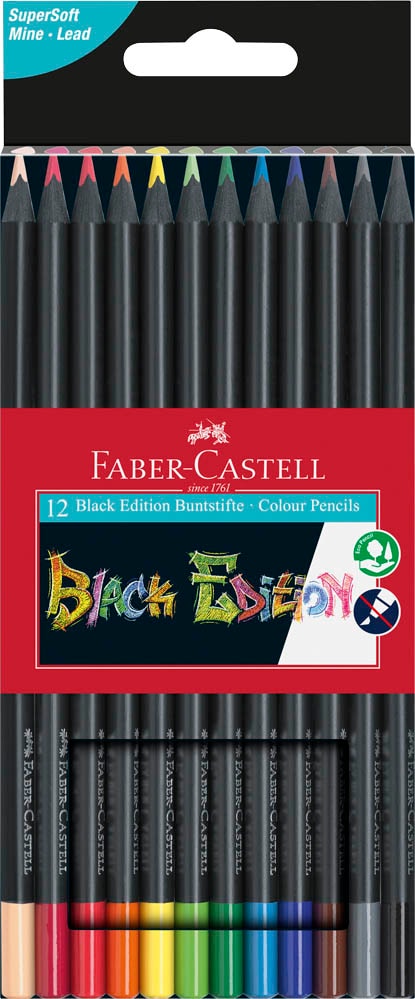 FABER-CASTELL CASTLE Buntstifte farbsortiert, 12 St. | office discount FABER-CASTELL CASTLE Buntstifte farbsortiert, 12 St. | office discount